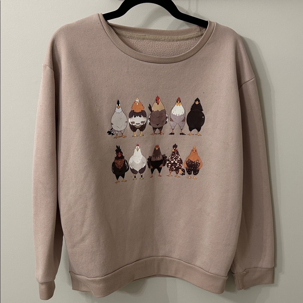 Chic Chicken Graphic Sweatshirt
